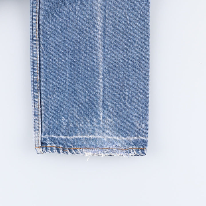 Levi's 501-0115 Straight Denim Pants Women's Size L (w28) Vintage unclear blue type Vintage Second Hand