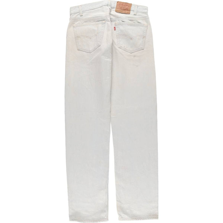 90'S Levi's 501-0105 Straight Denim Pants Made in USA Men's W33 Vintage cotton Blue type light blue Vintage Second Hand