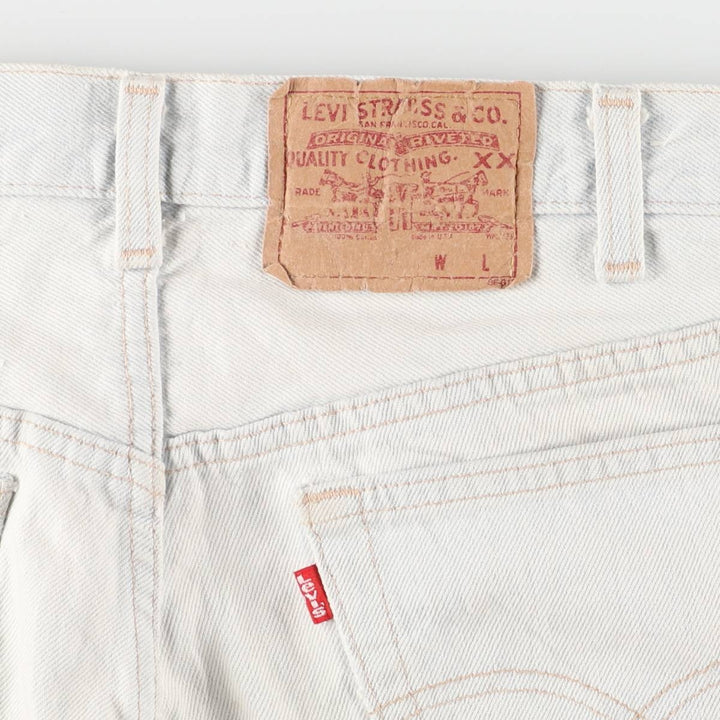 90'S Levi's 501-0105 Straight Denim Pants Made in USA Men's W33 Vintage cotton Blue type light blue Vintage Second Hand