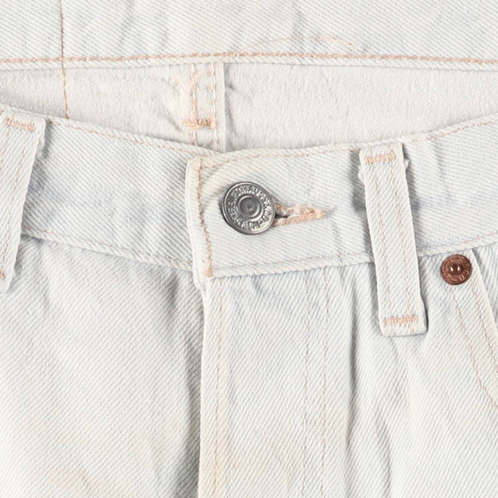90'S Levi's 501-0105 Straight Denim Pants Made in USA Men's W33 Vintage cotton Blue type light blue Vintage Second Hand