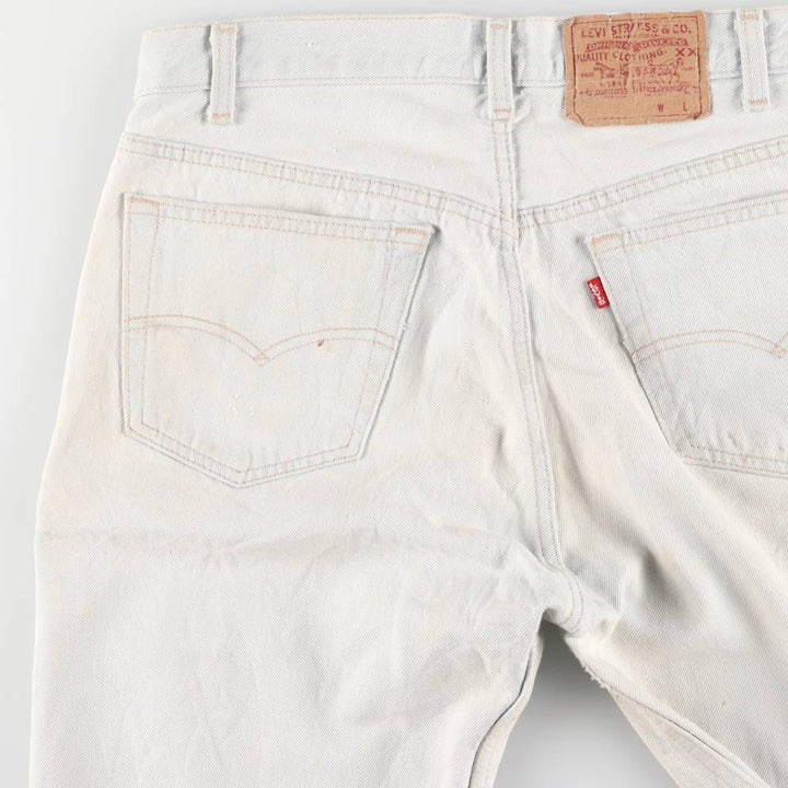 90'S Levi's 501-0105 Straight Denim Pants Made in USA Men's W33 Vintage cotton Blue type light blue Vintage Second Hand