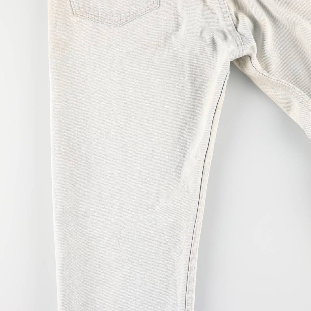 90'S Levi's 501-0105 Straight Denim Pants Made in USA Men's W33 Vintage cotton Blue type light blue Vintage Second Hand