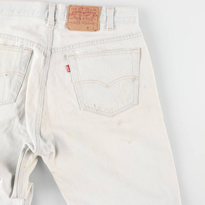 90'S Levi's 501-0105 Straight Denim Pants Made in USA Men's W33 Vintage cotton Blue type light blue Vintage Second Hand