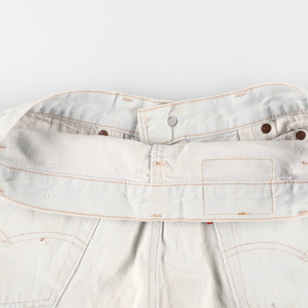 90'S Levi's 501-0105 Straight Denim Pants Made in USA Men's W33 Vintage cotton Blue type light blue Vintage Second Hand