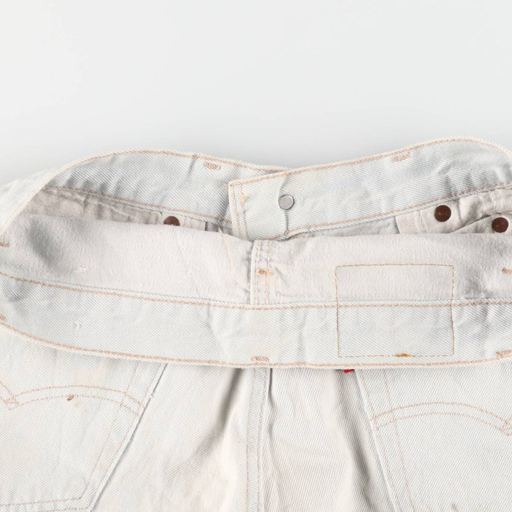 90'S Levi's 501-0105 Straight Denim Pants Made in USA Men's W33 Vintage cotton Blue type light blue Vintage Second Hand