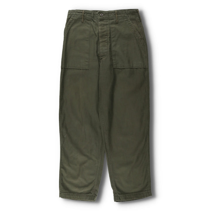 1970'S US military genuine military baker pants made in USA size 34x31 equivalent to men's w31 vintage unclear Khaki type Vintage Second Hand
