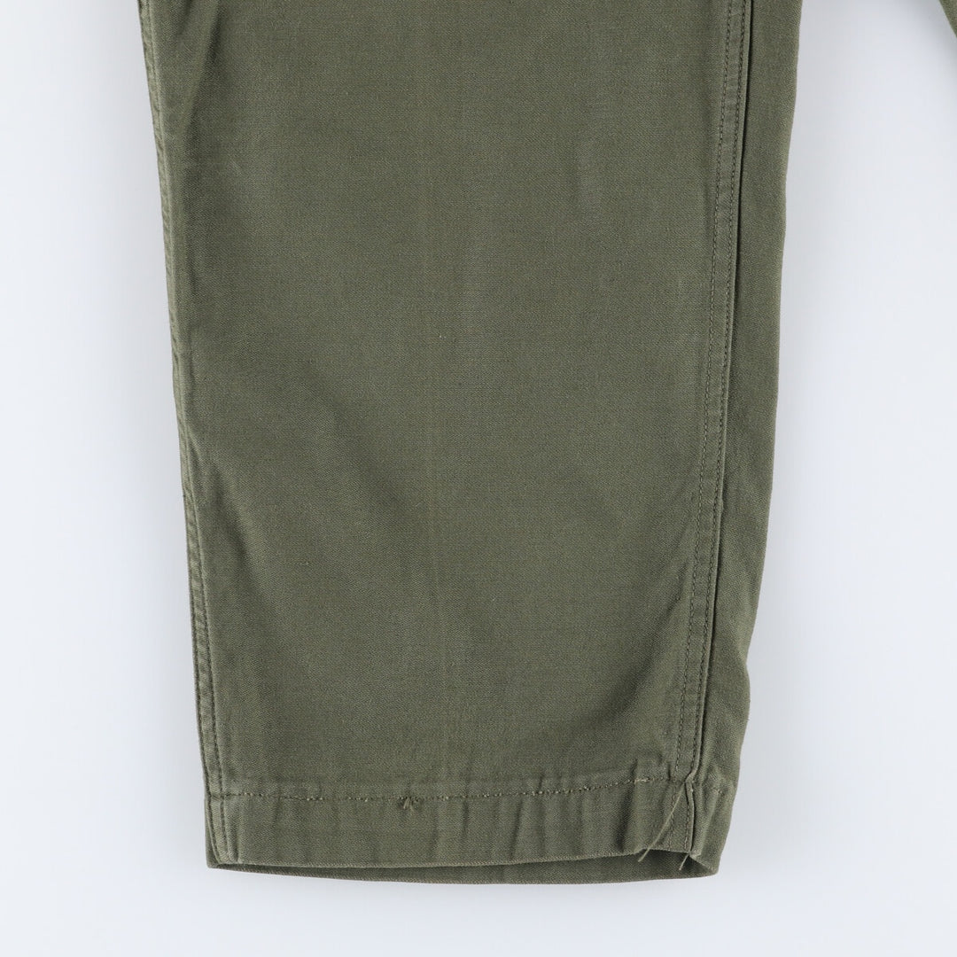 1970'S US military genuine military baker pants made in USA size 34x31 equivalent to men's w31 vintage unclear Khaki type Vintage Second Hand