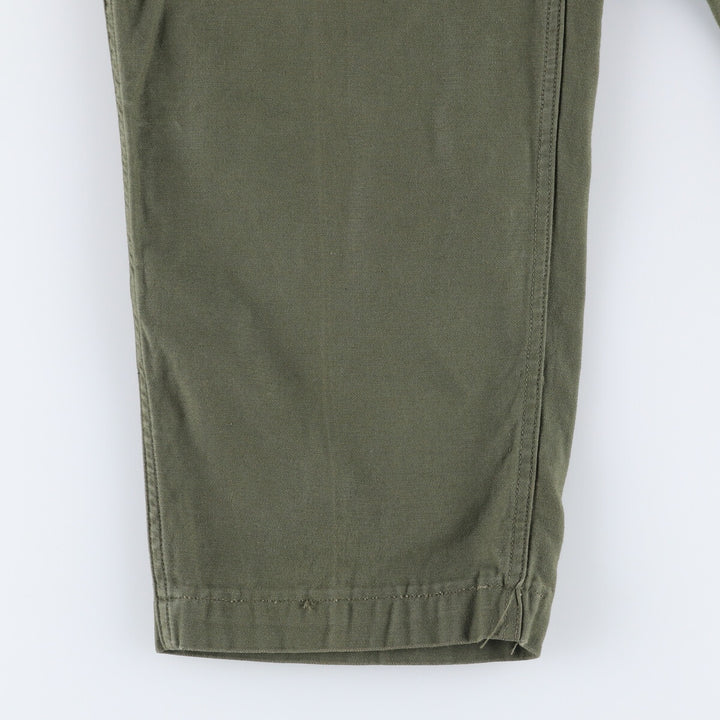 1970'S US military genuine military baker pants made in USA size 34x31 equivalent to men's w31 vintage unclear Khaki type Vintage Second Hand