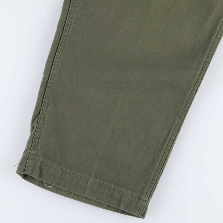 1970'S US military genuine military baker pants made in USA size 34x31 equivalent to men's w31 vintage unclear Khaki type Vintage Second Hand
