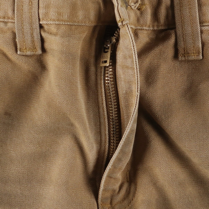 Carhartt Relaxed Fit Double Knee Duck Painter Pants for Men, W34 cotton ocher yellow type Vintage Second Hand