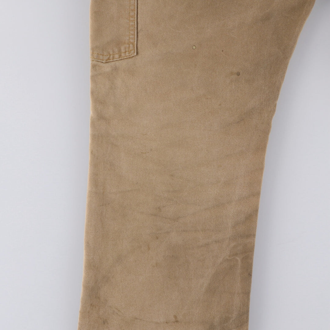 Carhartt Relaxed Fit Double Knee Duck Painter Pants for Men, W34 cotton ocher yellow type Vintage Second Hand