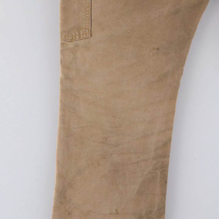 Carhartt Relaxed Fit Double Knee Duck Painter Pants for Men, W34 cotton ocher yellow type Vintage Second Hand