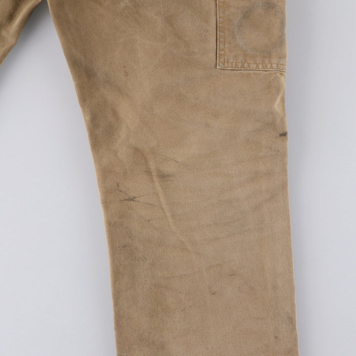 Carhartt Relaxed Fit Double Knee Duck Painter Pants for Men, W34 cotton ocher yellow type Vintage Second Hand