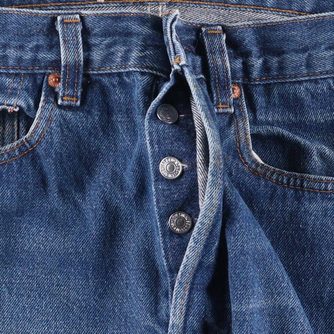 90'S Levi's 501 Straight Denim Pants, Made in USA, Men's, W32, Vintage cotton blue type Vintage Second Hand