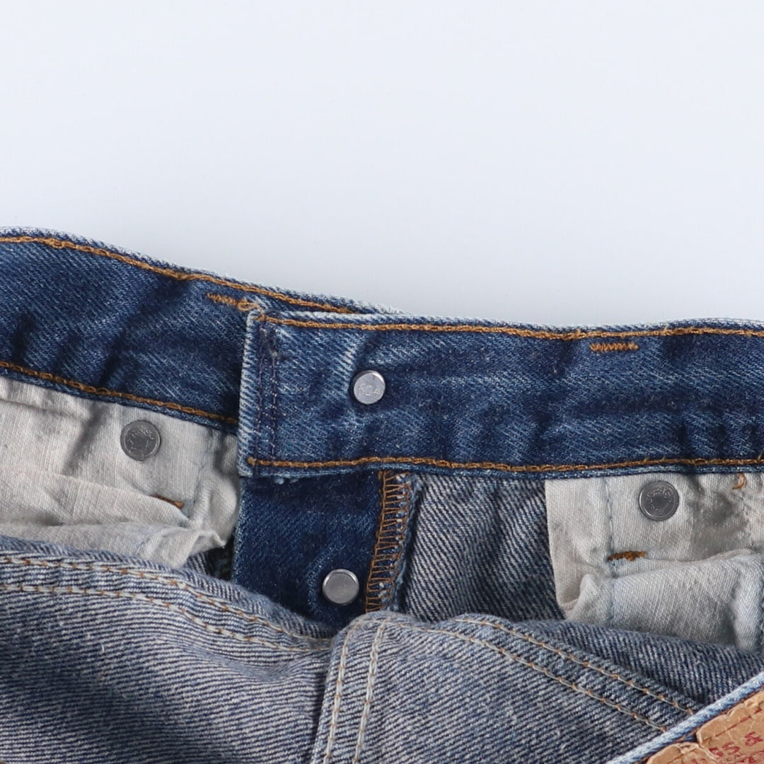 90'S Levi's 501 Straight Denim Pants, Made in USA, Men's, W32, Vintage cotton blue type Vintage Second Hand