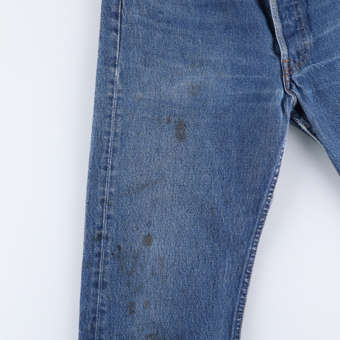 90'S Levi's 501 Straight Denim Pants, Made in USA, Men's, W32, Vintage cotton blue type Vintage Second Hand