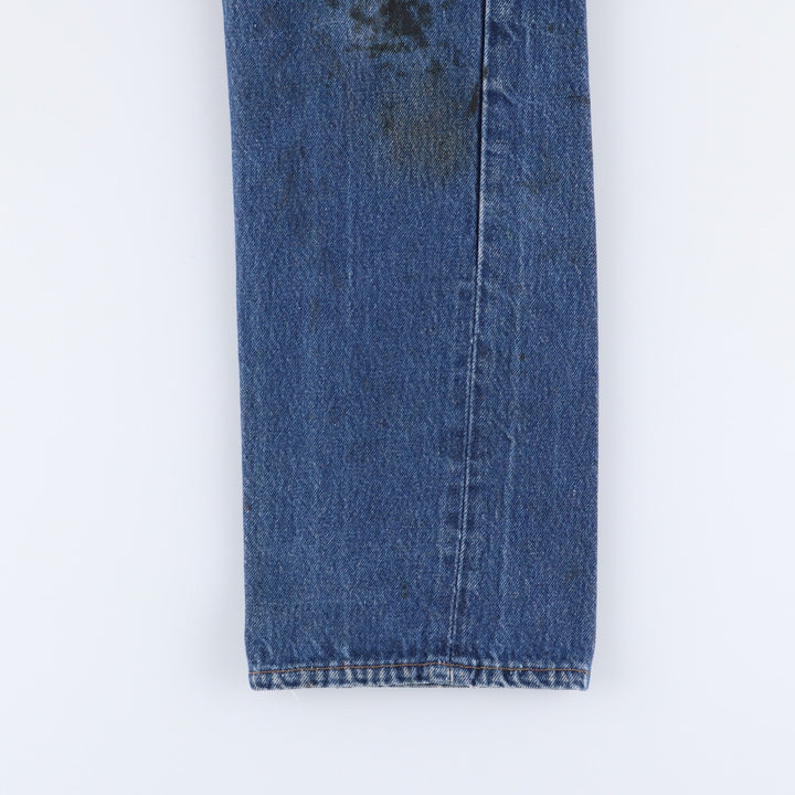 90'S Levi's 501 Straight Denim Pants, Made in USA, Men's, W32, Vintage cotton blue type Vintage Second Hand