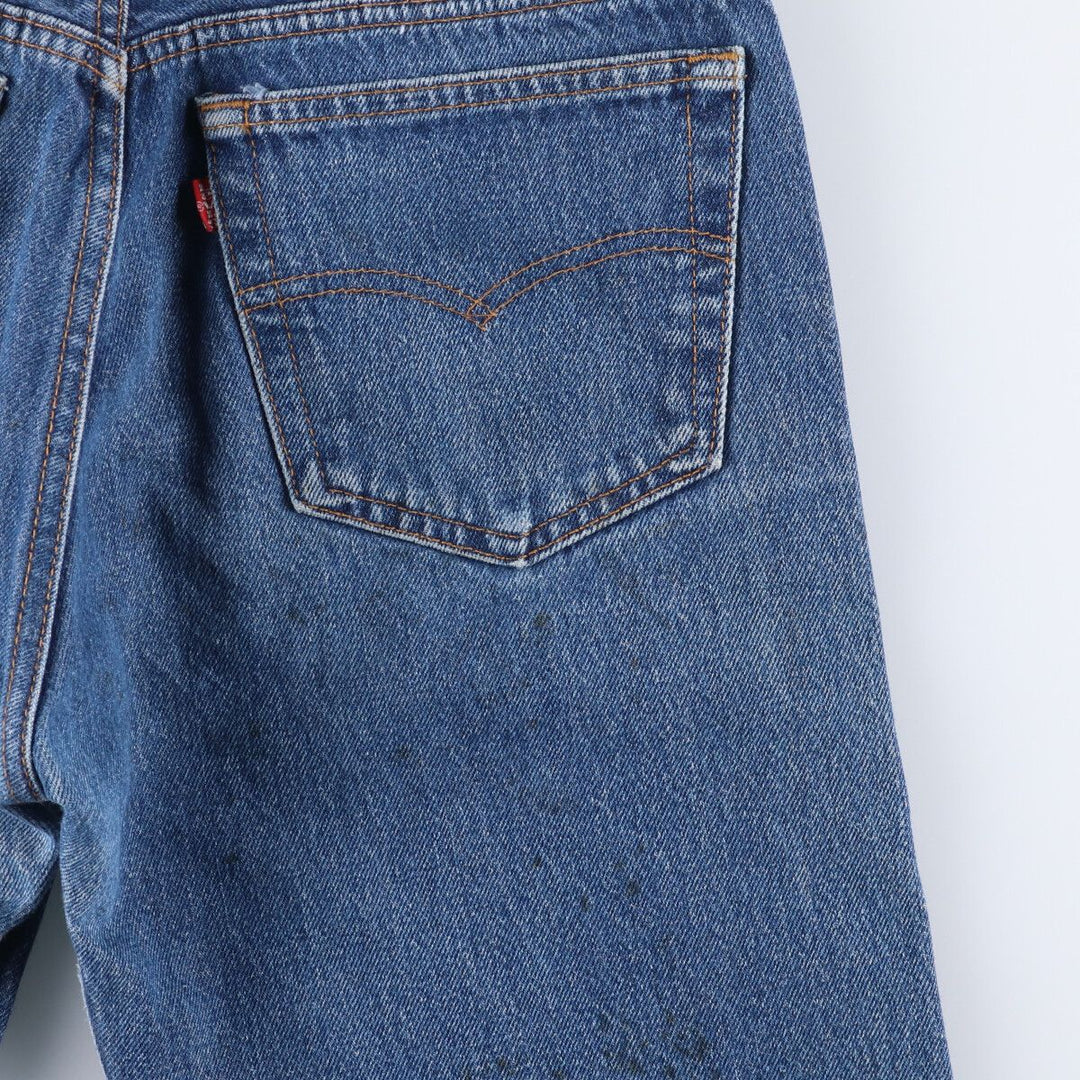 90'S Levi's 501 Straight Denim Pants, Made in USA, Men's, W32, Vintage cotton blue type Vintage Second Hand
