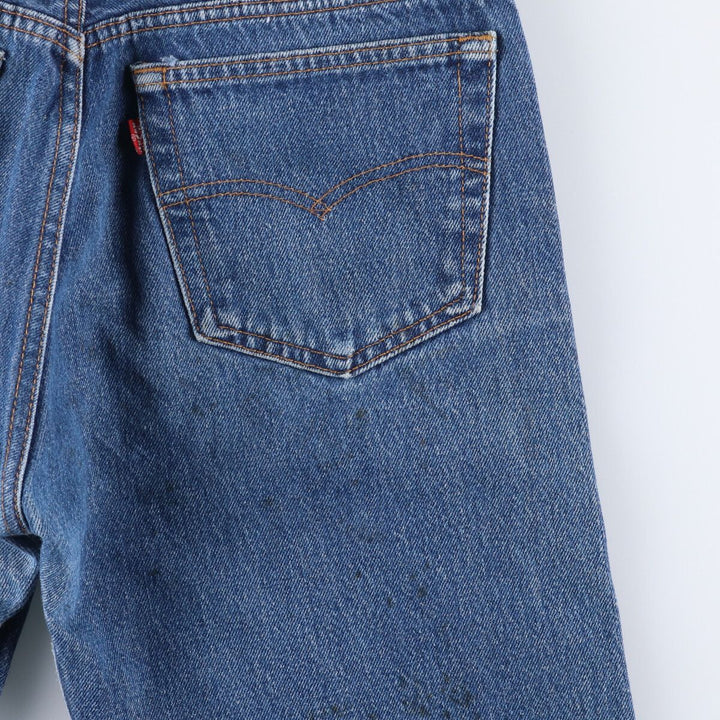 90'S Levi's 501 Straight Denim Pants, Made in USA, Men's, W32, Vintage cotton blue type Vintage Second Hand