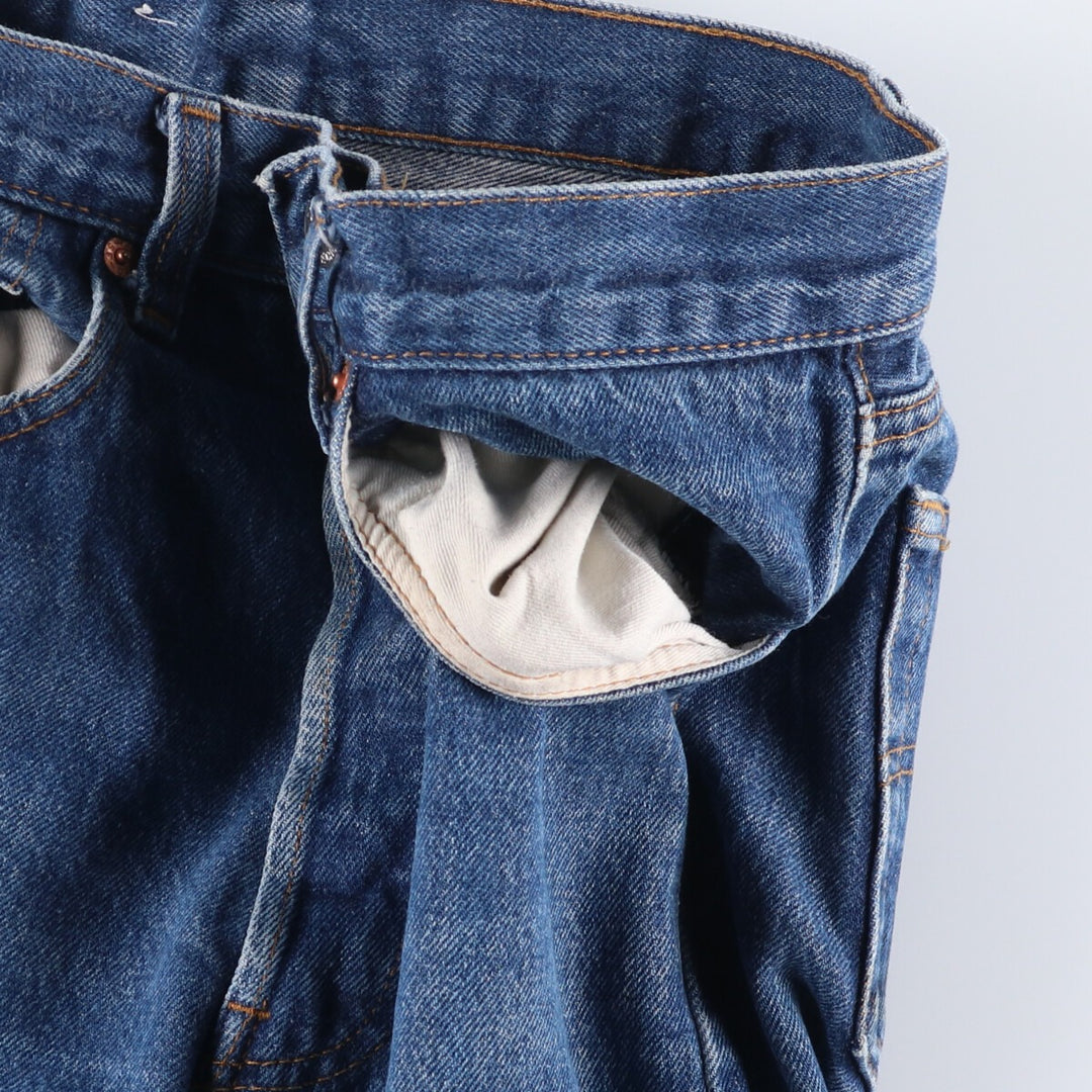 90'S Levi's 501 Straight Denim Pants, Made in USA, Men's, W32, Vintage cotton blue type Vintage Second Hand
