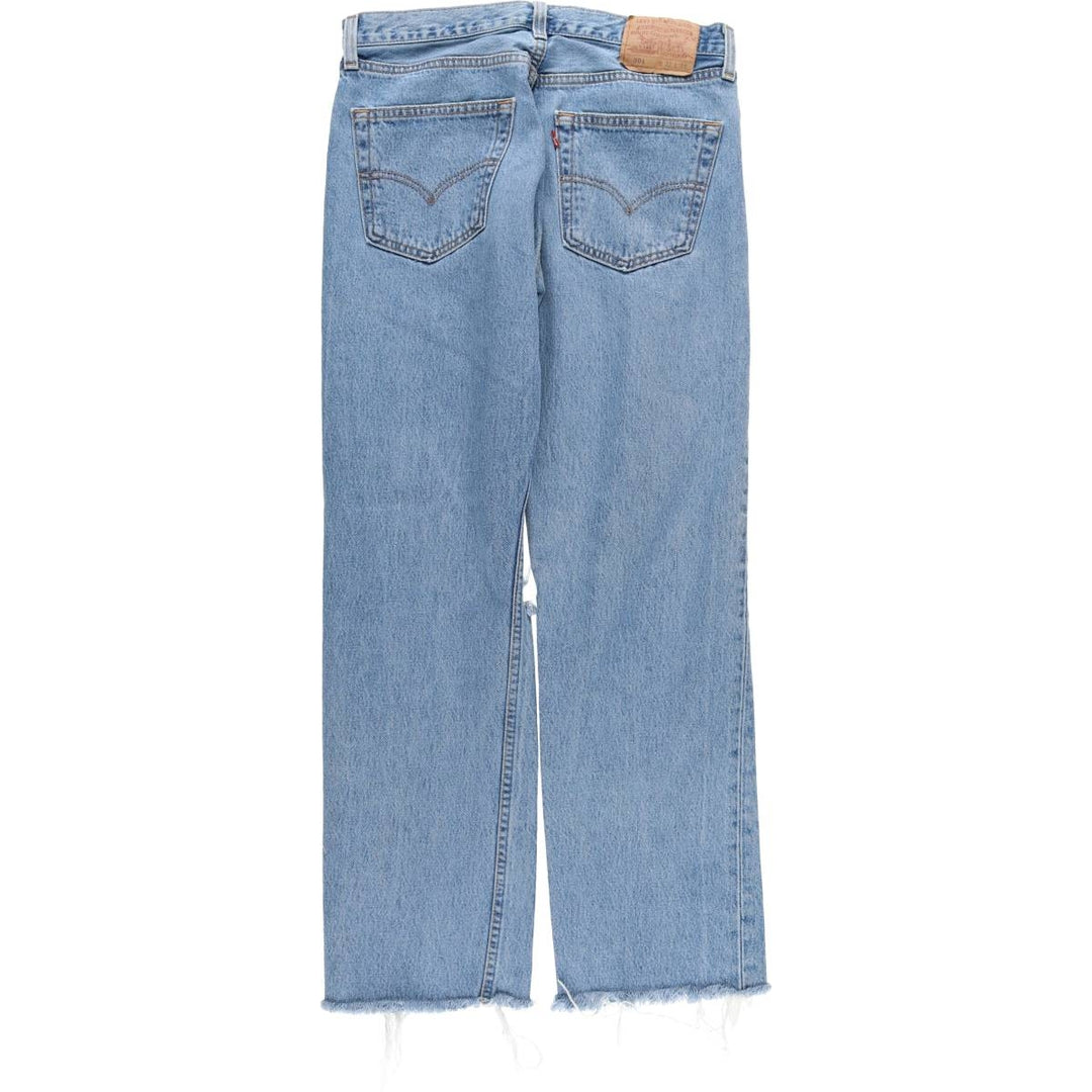 90'S Levi's 501-0193 Straight Denim Pants Made in USA Men's W31 Vintage cotton blue type Vintage Second Hand