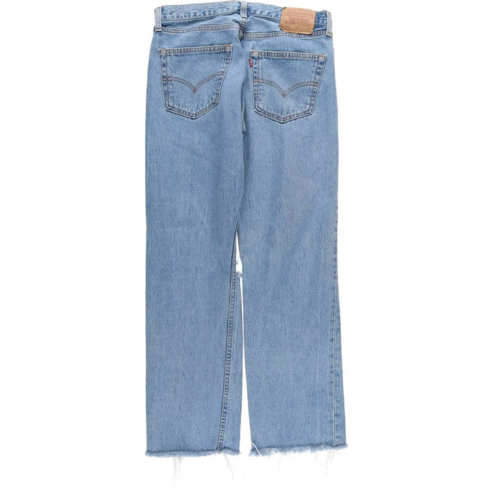 90'S Levi's 501-0193 Straight Denim Pants Made in USA Men's W31 Vintage cotton blue type Vintage Second Hand