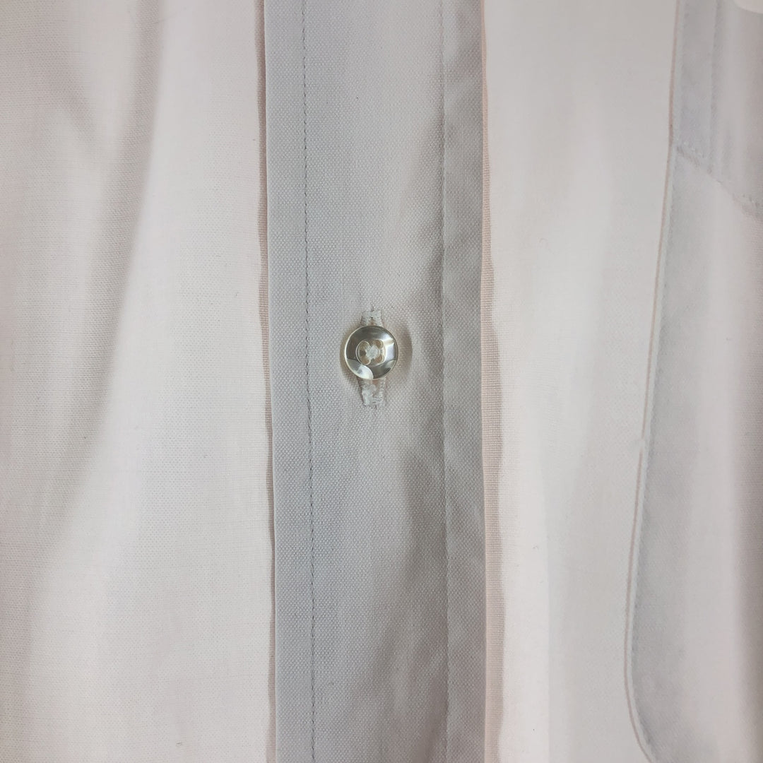 Brooks Brothers MAKERS Long Sleeve Button Down Shirt Made in USA Men's XL Vintage cotton pink type Vintage Second Hand