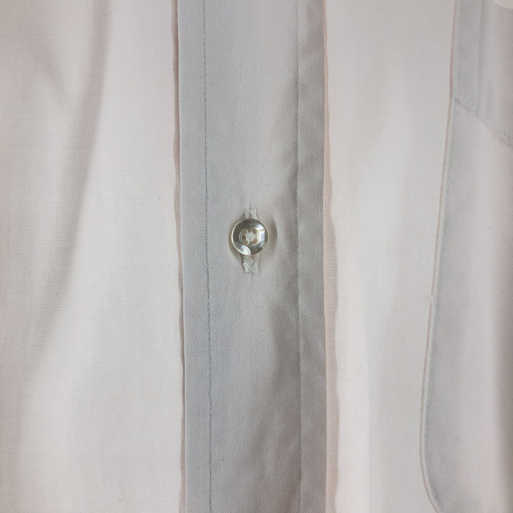 Brooks Brothers MAKERS Long Sleeve Button Down Shirt Made in USA Men's XL Vintage cotton pink type Vintage Second Hand