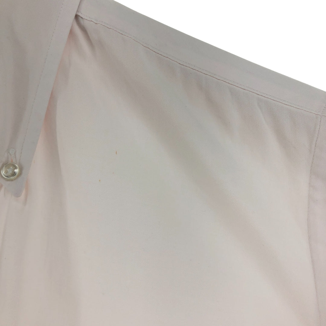 Brooks Brothers MAKERS Long Sleeve Button Down Shirt Made in USA Men's XL Vintage cotton pink type Vintage Second Hand
