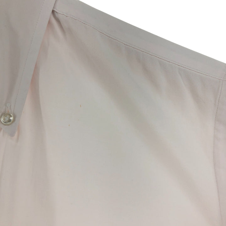 Brooks Brothers MAKERS Long Sleeve Button Down Shirt Made in USA Men's XL Vintage cotton pink type Vintage Second Hand