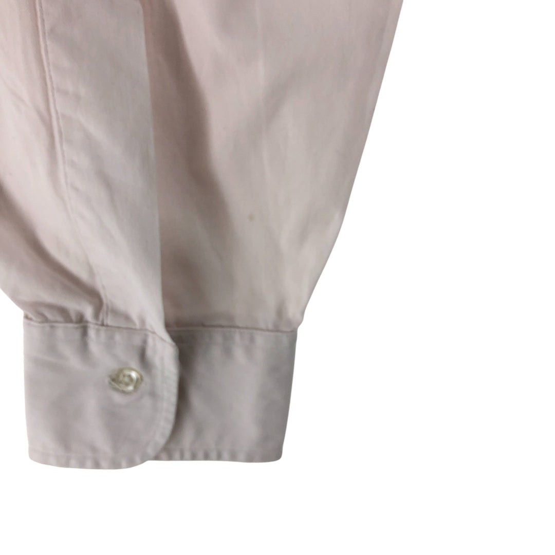 Brooks Brothers MAKERS Long Sleeve Button Down Shirt Made in USA Men's XL Vintage cotton pink type Vintage Second Hand