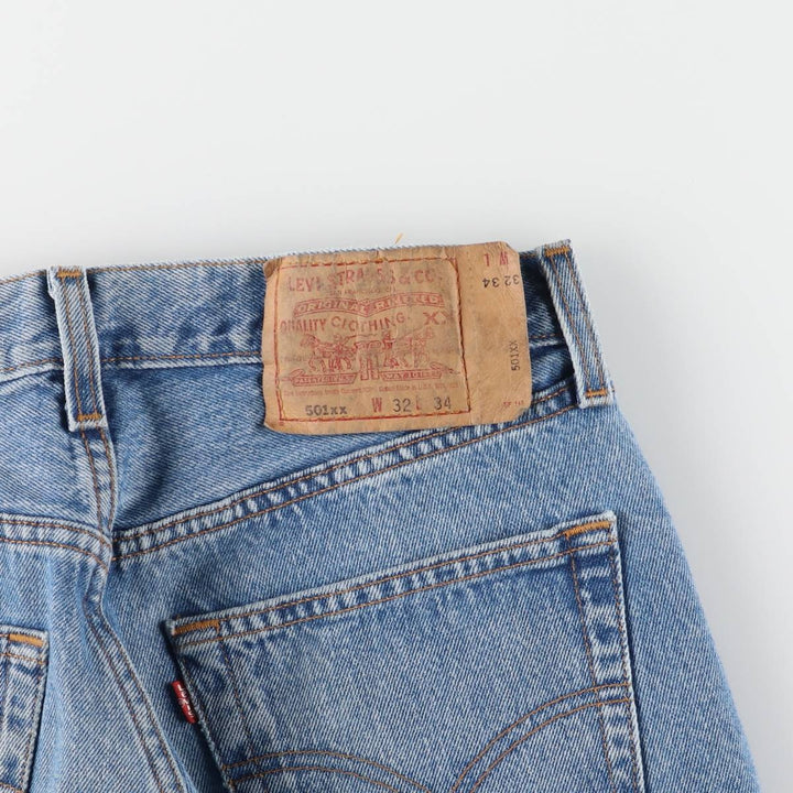 90'S Levi's 501-0000 Straight Denim Pants Made in USA Men's W30 Vintage cotton blue type Vintage Second Hand