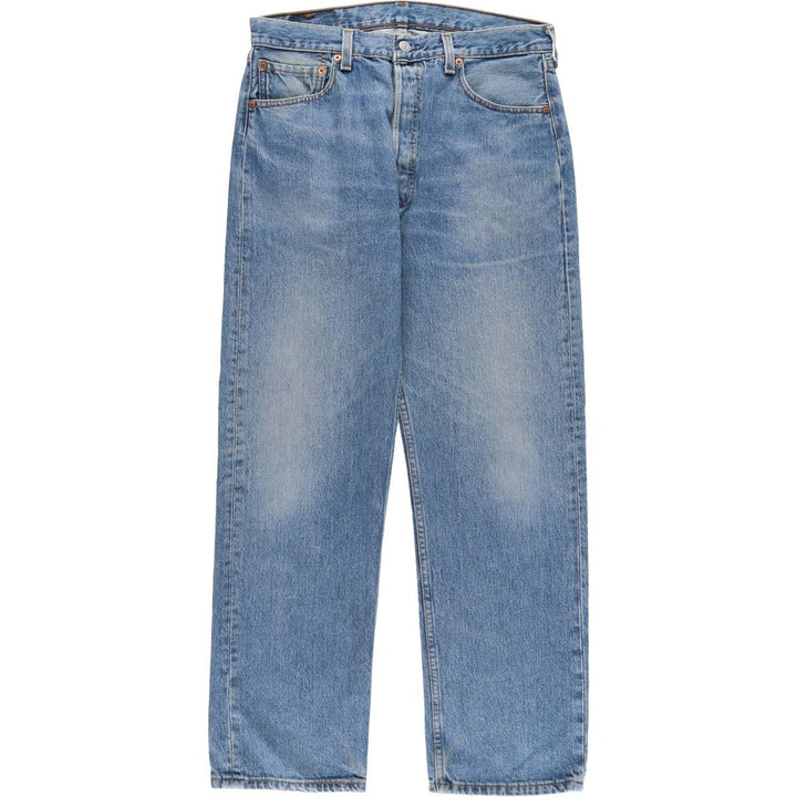 90'S Levi's 501-0114 Straight Denim Pants Made in USA Men's W32 Vintage cotton blue type Vintage Second Hand