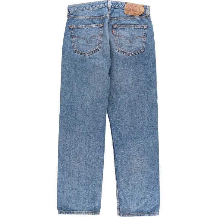 90'S Levi's 501-0114 Straight Denim Pants Made in USA Men's W32 Vintage cotton blue type Vintage Second Hand