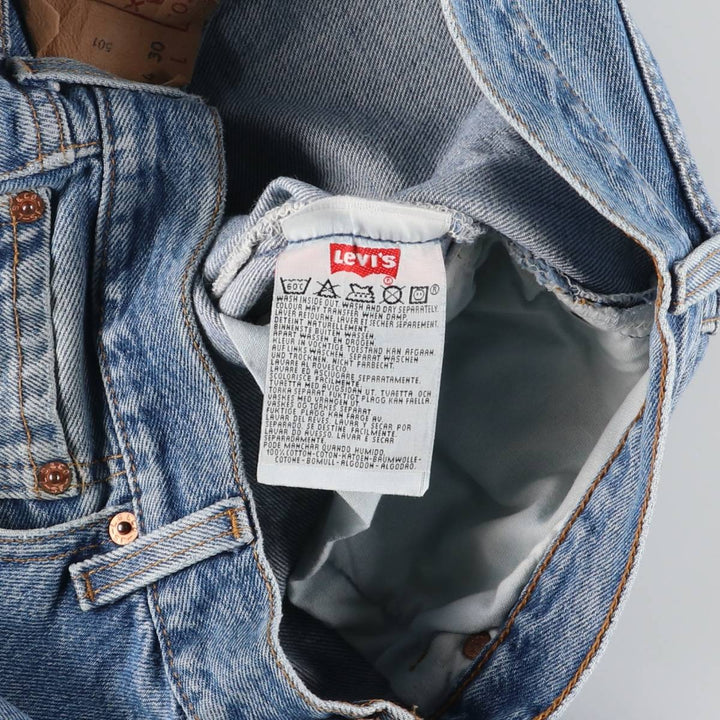 90'S Levi's 501-0114 Straight Denim Pants Made in USA Men's W32 Vintage cotton blue type Vintage Second Hand