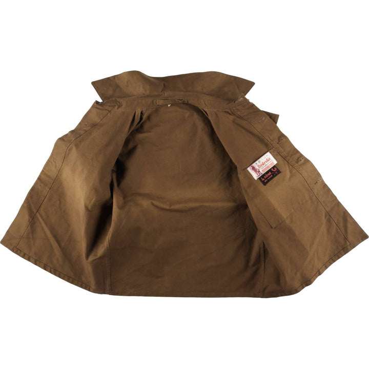 Hydro Air SNCF French National Railway Euro Work Jacket Men's XL Vintage unclear Khaki type brown Vintage Second Hand