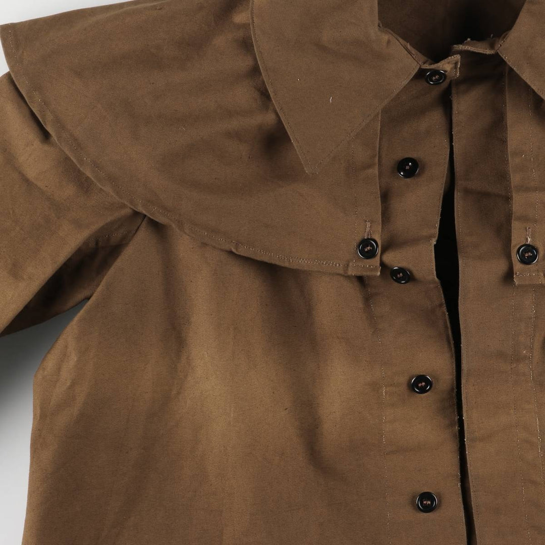 Hydro Air SNCF French National Railway Euro Work Jacket Men's XL Vintage unclear Khaki type brown Vintage Second Hand