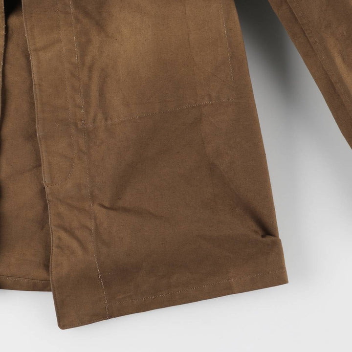 Hydro Air SNCF French National Railway Euro Work Jacket Men's XL Vintage unclear Khaki type brown Vintage Second Hand