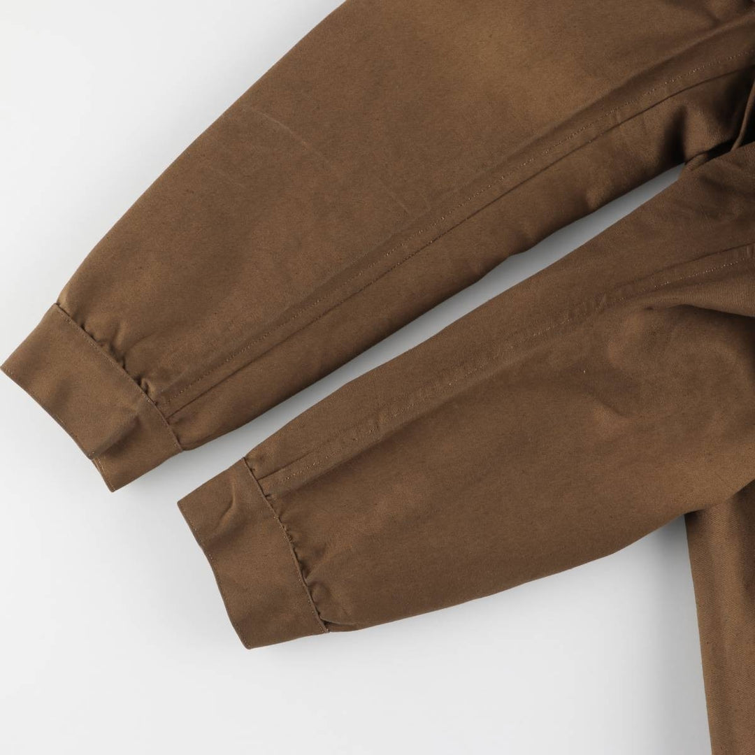 Hydro Air SNCF French National Railway Euro Work Jacket Men's XL Vintage unclear Khaki type brown Vintage Second Hand