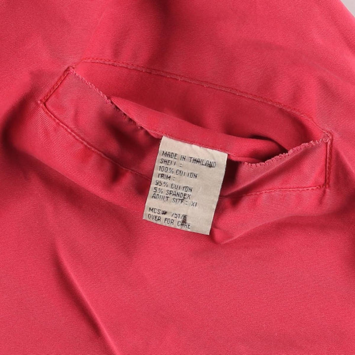 Marlboro Back Logo Reversible Cotton Blouson Men's XL cotton red type Vintage Second Hand
