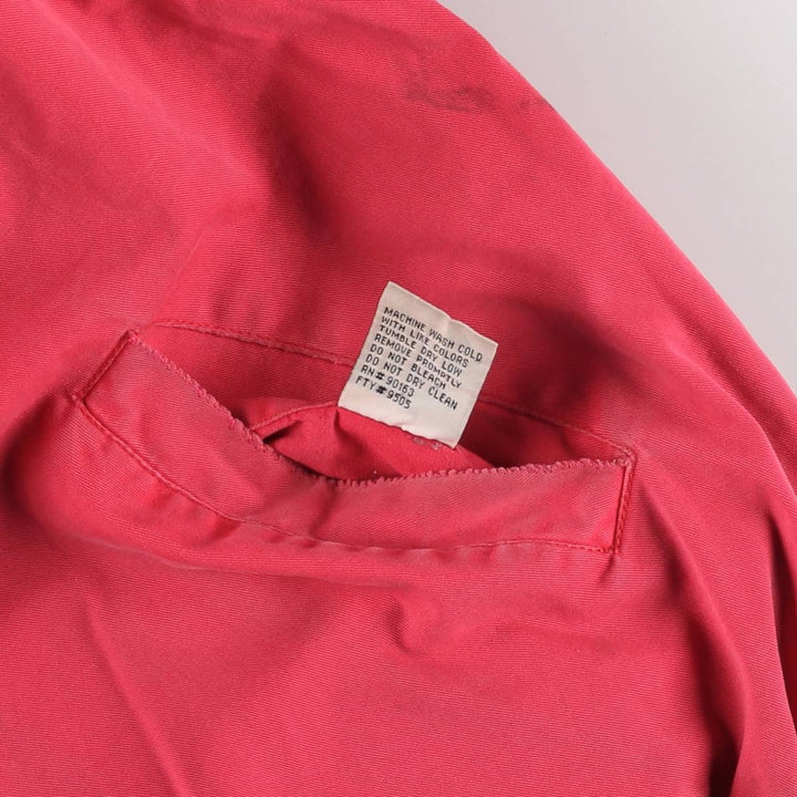Marlboro Back Logo Reversible Cotton Blouson Men's XL cotton red type Vintage Second Hand