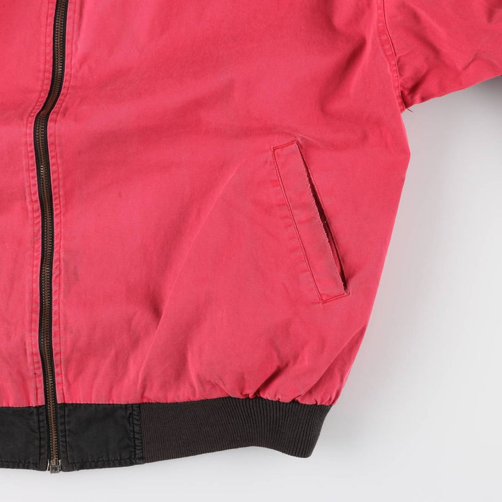 Marlboro Back Logo Reversible Cotton Blouson Men's XL cotton red type Vintage Second Hand