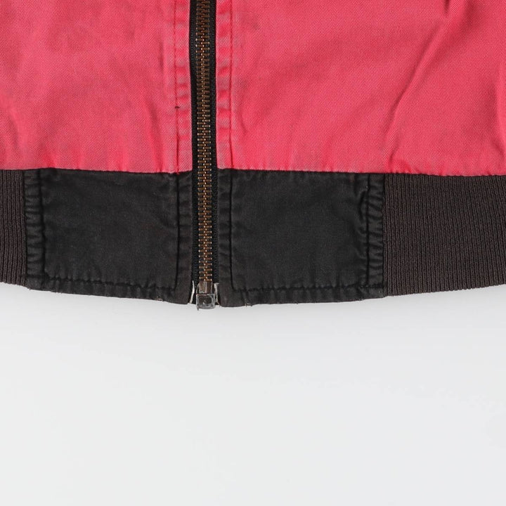 Marlboro Back Logo Reversible Cotton Blouson Men's XL cotton red type Vintage Second Hand