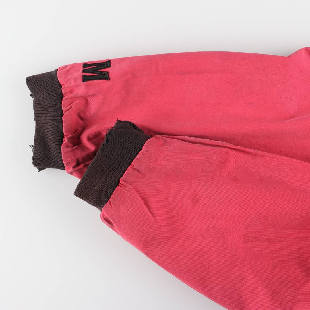 Marlboro Back Logo Reversible Cotton Blouson Men's XL cotton red type Vintage Second Hand