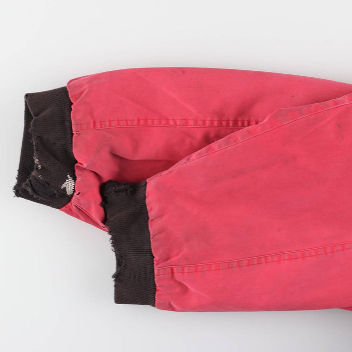 Marlboro Back Logo Reversible Cotton Blouson Men's XL cotton red type Vintage Second Hand