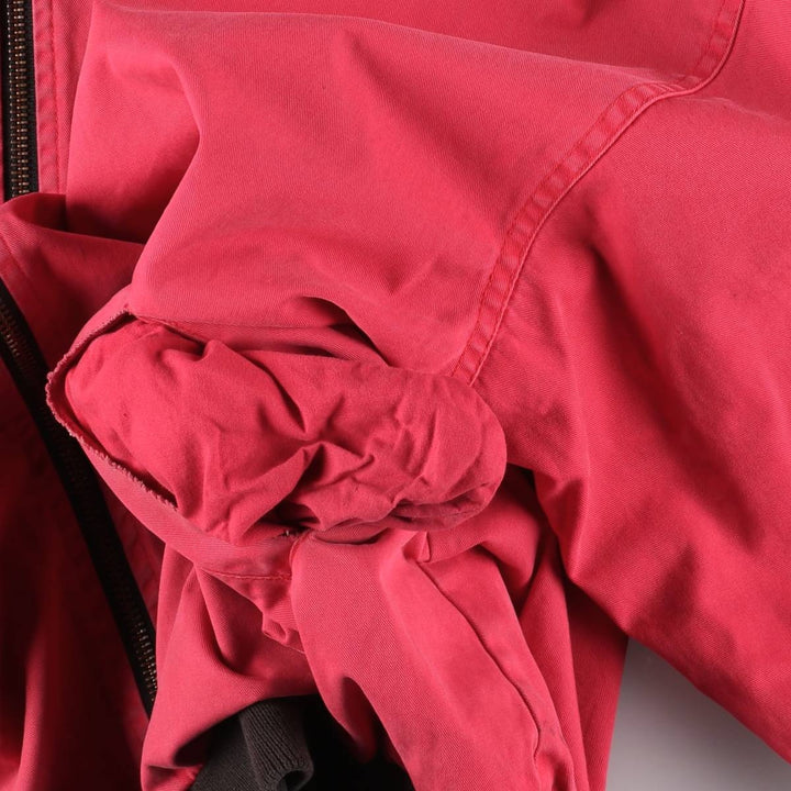 Marlboro Back Logo Reversible Cotton Blouson Men's XL cotton red type Vintage Second Hand