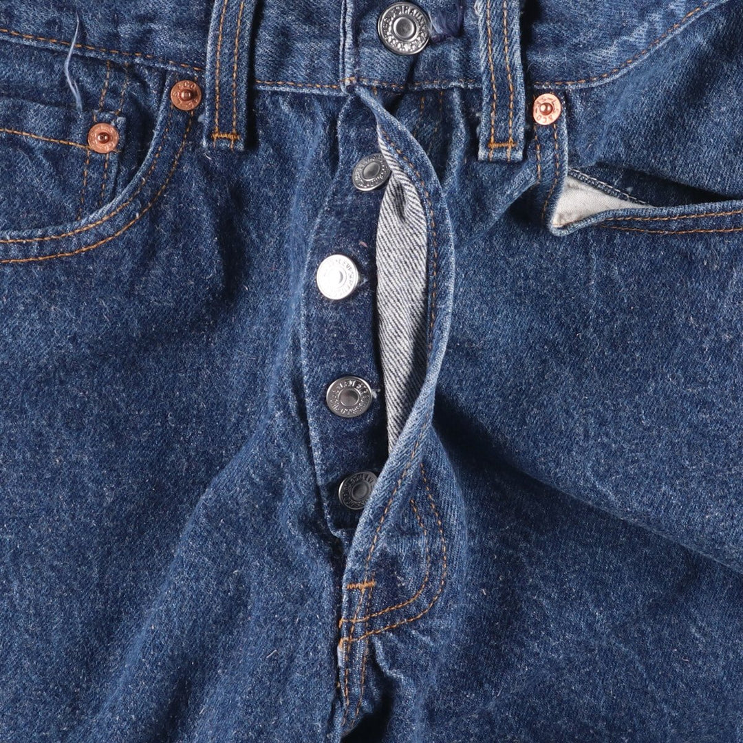 90'S Levi's 501-0000 Straight Denim Pants Made in USA Women's L (w29) Vintage cotton blue type Vintage Second Hand