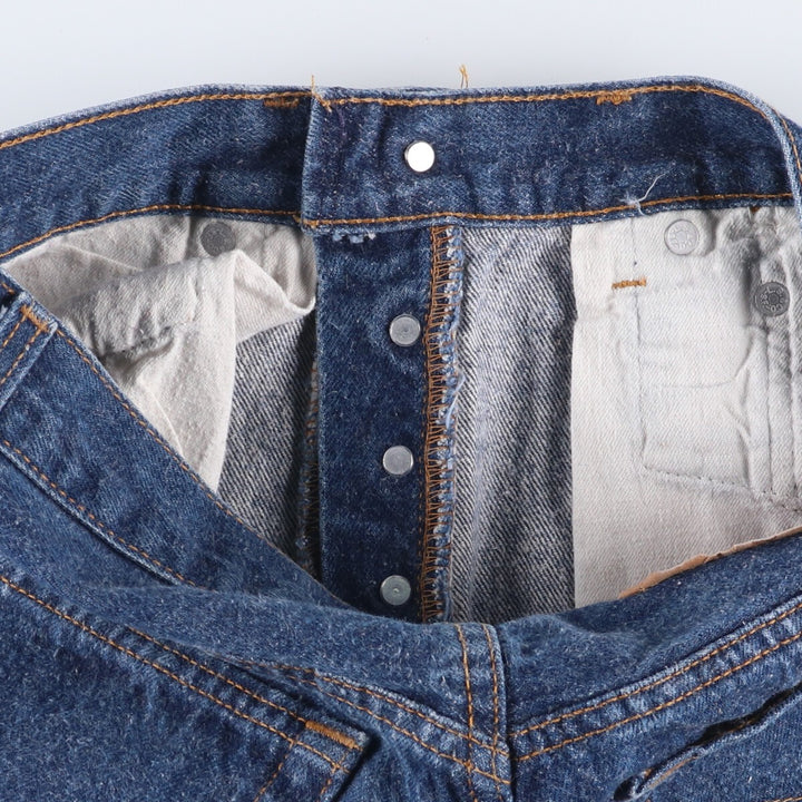 90'S Levi's 501-0000 Straight Denim Pants Made in USA Women's L (w29) Vintage cotton blue type Vintage Second Hand