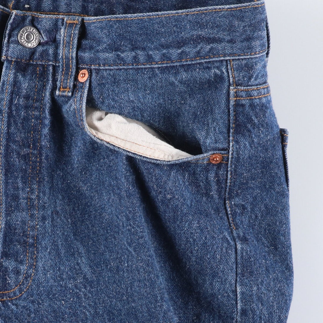 90'S Levi's 501-0000 Straight Denim Pants Made in USA Women's L (w29) Vintage cotton blue type Vintage Second Hand