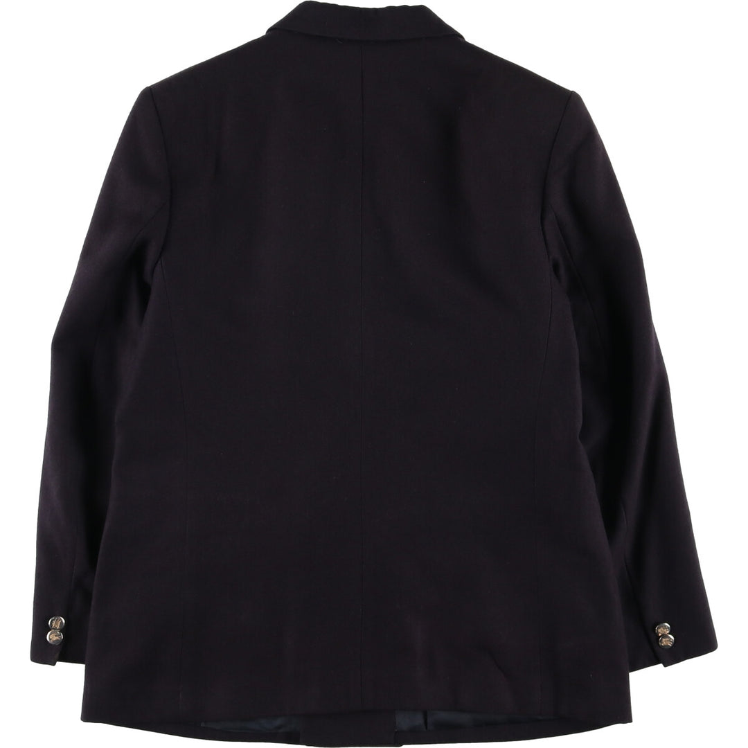 Burberry's double-breasted wool tailored jacket, made in England, size S for men wool black type Vintage Second Hand